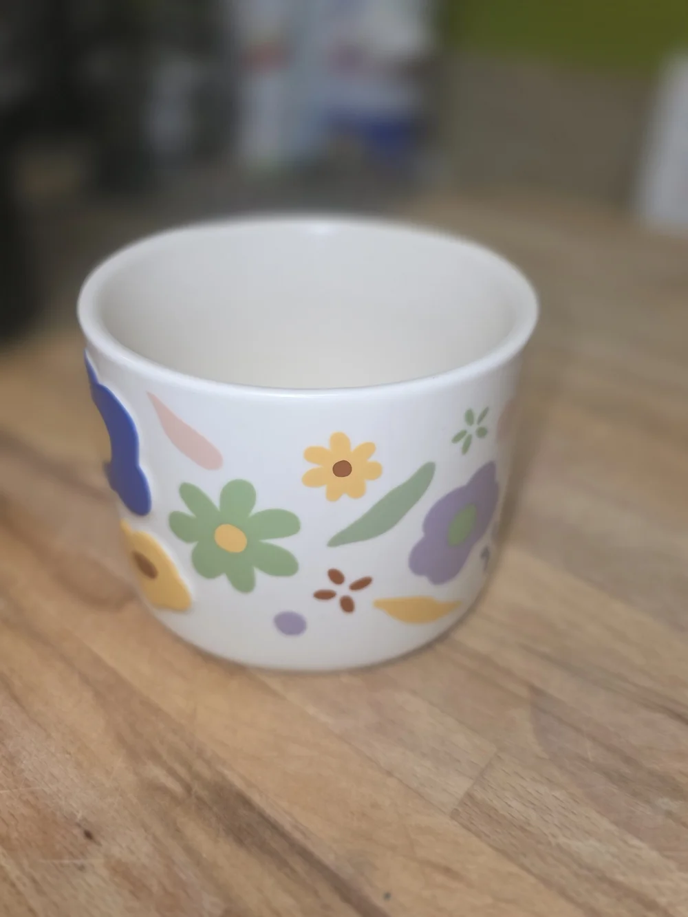 Starbucks 2023 Urban Floral Ceramic Mug with Colorful Floral Applique
